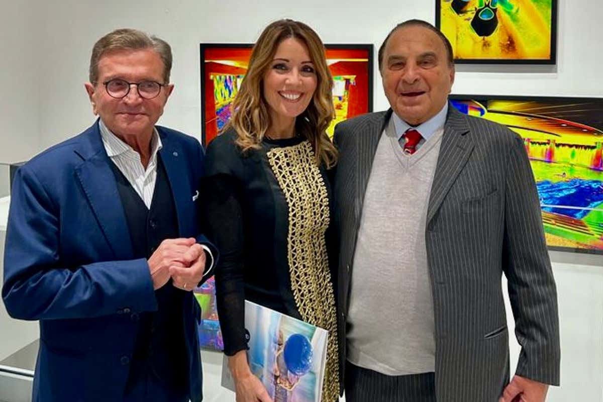 Graziano Prantoni general manager Gruppo Monti Salute Più, Federica Pagliarone, Antonio Monti direttore scientifico del gruppo “Irnerio10”: gusto e benessere nel centro di Bologna